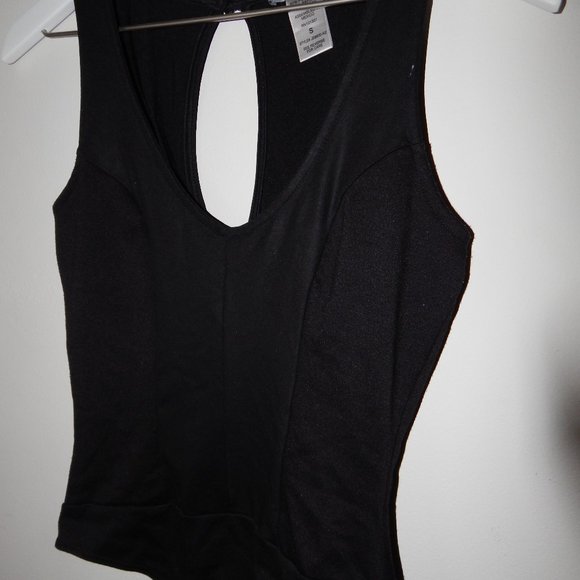 Black Leather Bodysuit - Picture 2 of 4